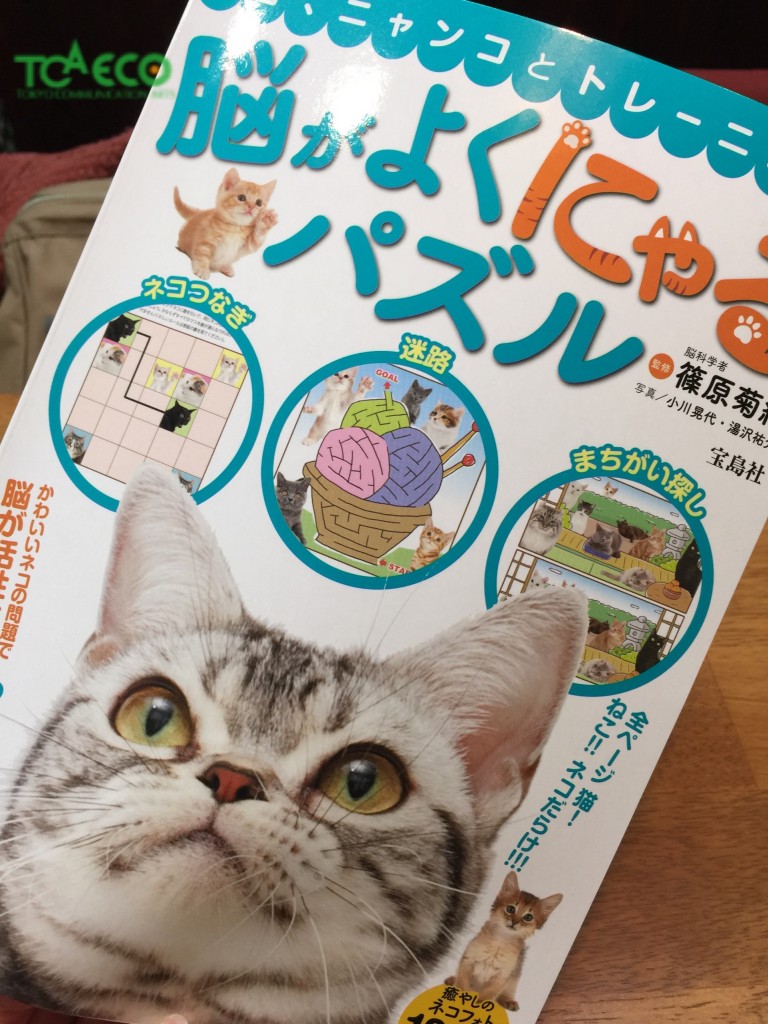 脳がよくにゃるパズルに学校猫たちが掲載のサムネイル画像